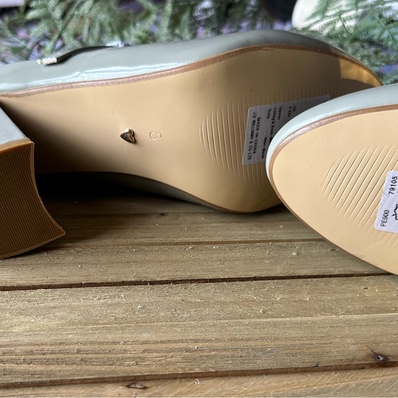 SOLE DIVA Mint Mary Jane Block Heels NIB - Picture 5 of 5